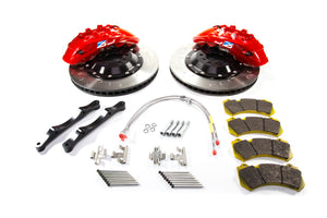 Alcon 2009+ Nissan GT-R R35 412x36mm Rotor Red 6 Piston Caliper RC6 Front Axle Kit Big Brake Kits Alcon