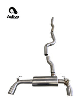 Load image into Gallery viewer, Supra Performance Cat-Back Exhaust System by Active Autowerke Exhaust Active Autowerke Supra MKV A90/A91 Rear Exhaust with 100mm brushed stainless tips
