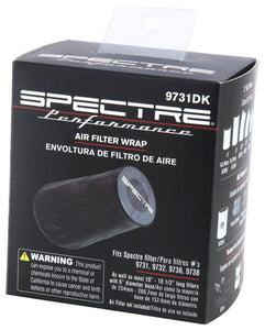 Spectre Universal Pre-Filter Wrap 6.125in. x 9.125in. - Black Pre-Filters Spectre