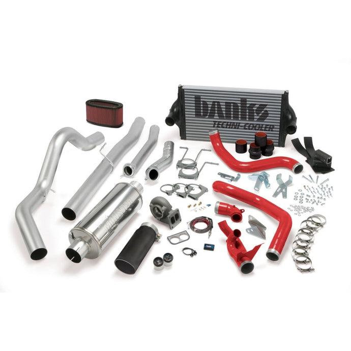 Banks Power 94-97 Ford 7.3L CCLB Man PowerPack System - SS Single Exhaust w/ Black Tip Performance Packages Banks Power