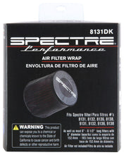 Load image into Gallery viewer, Spectre Universal Pre-Filter Wrap 6in. x 6.125in. - Black Pre-Filters Spectre
