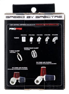 Spectre Coupler 4in. ID - Black Silicone Couplers & Hoses Spectre