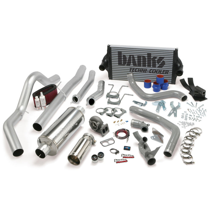 Banks Power 94-97 Ford 7.3L CCLB Man PowerPack System - SS Single Exhaust w/ Chrome Tip Performance Packages Banks Power