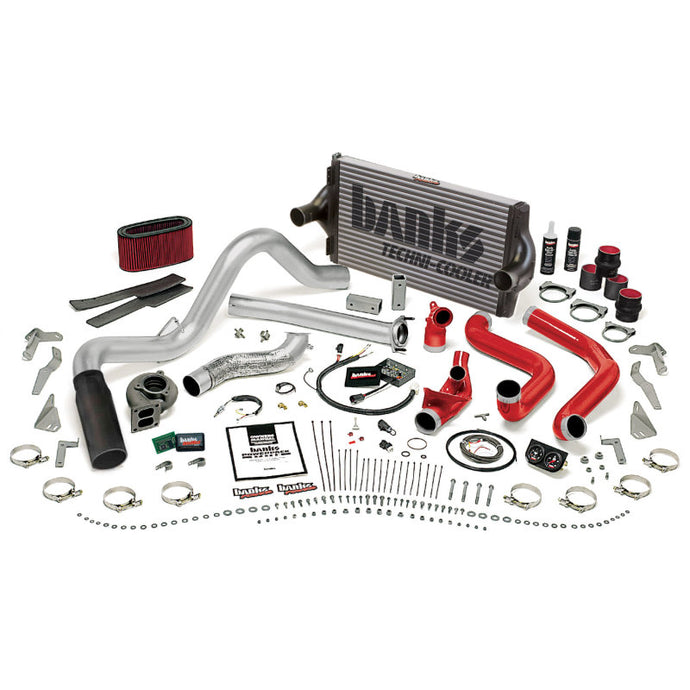 Banks Power 94-95.5 Ford 7.3L Auto PowerPack System - SS Single Exhaust w/ Black Tip Performance Packages Banks Power