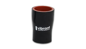 Vibrant 4 Ply Reducer Coupling 1.25in x 1.50in x 3in Long (BLACK) Silicone Couplers & Hoses Vibrant