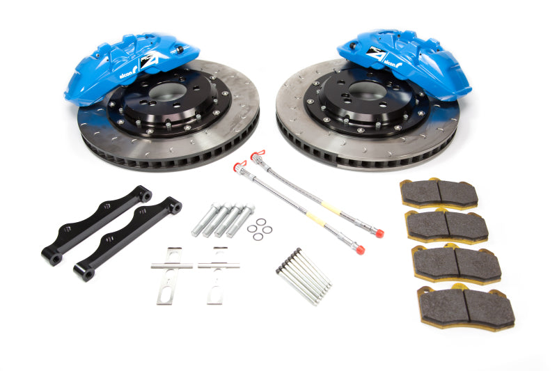 Alcon 2009+ Nissan GT-R R35 380x33mm Rotor Sky Blue 4 Piston Caliper RC4 Rear Axle Kit Big Brake Kits Alcon