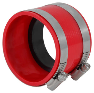 Spectre Coupler 3in. (PVC) w/Insert - Red Silicone Couplers & Hoses Spectre