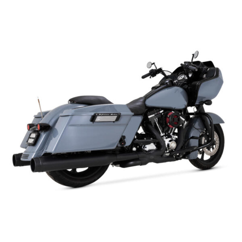 Vance & Hines HD Dresser 17-22 Power Duals Black PCX Header Exhaust Misc Powersports Vance and Hines
