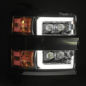 AlphaRex 880229 LED Projector Headlights in Jet Black Headlights AlphaRex   