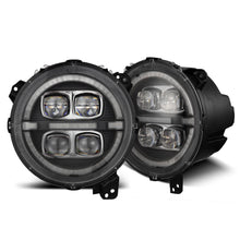 Load image into Gallery viewer, AlphaRex 880868 LED PROJ H.LITE 18-23 WRANGLER BLACK Headlights AlphaRex   
