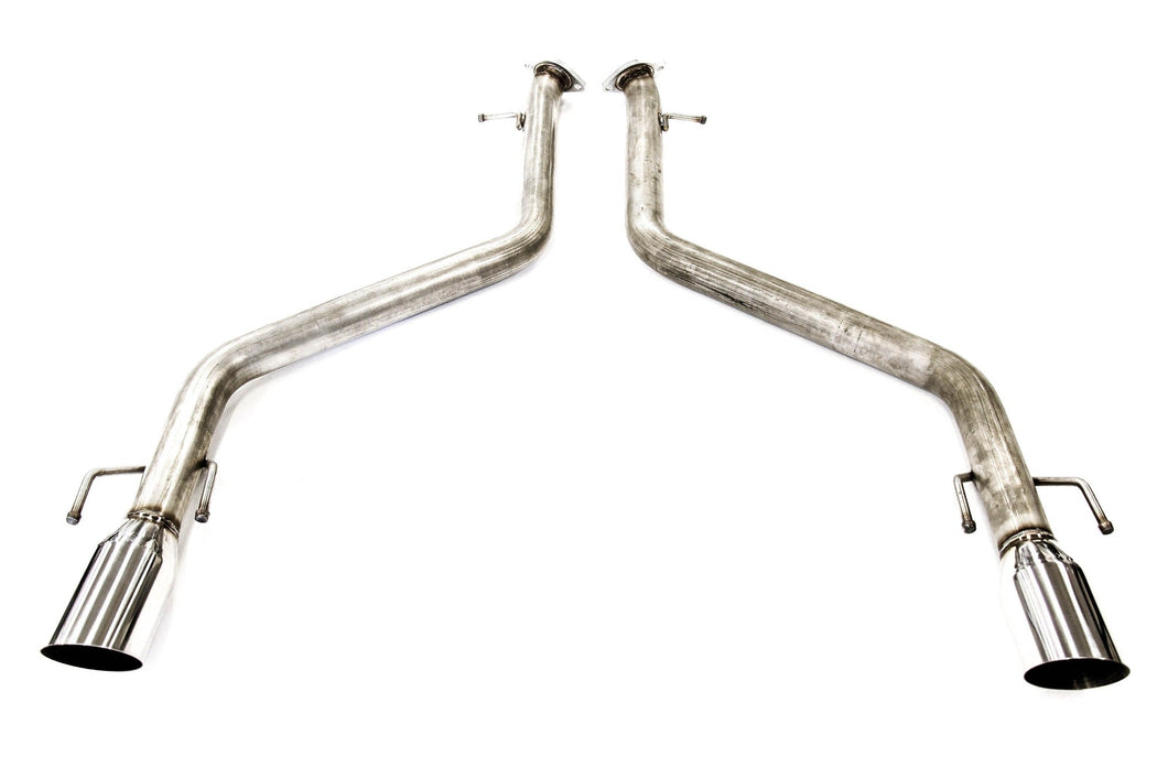 PLM Axle Back Exhaust Muffler Delete - Lexus IS300 IS350 2021+ Exhaust PrivateLabelMfg Polished Tips