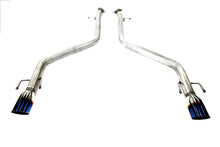 Load image into Gallery viewer, PLM Axle Back Exhaust Muffler Delete - Lexus IS300 IS350 2021+ Exhaust PrivateLabelMfg Blue Tips
