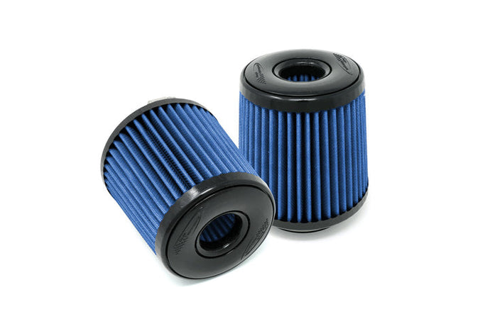 Replacement BMS Kia Stinger / Genesis Inverted Cone Filters and Clamps (Pair) Engine Burger Motorsports Blue  