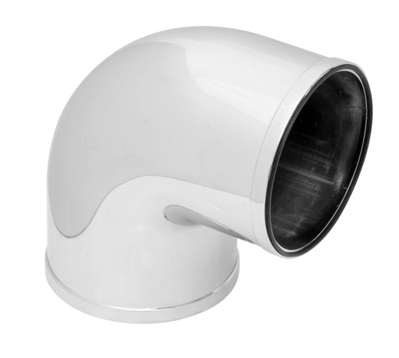 Spectre Universal Intake Elbow Tube (ABS) 3in. OD / 90 Degree - Chrome Plastic Tubing Spectre