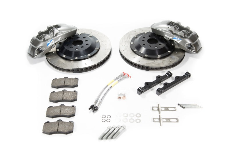 Alcon 2009+ Nissan GT-R R35 380x33mm Rotor Grey 4 Piston Caliper RC4 Rear Axle Kit Big Brake Kits Alcon