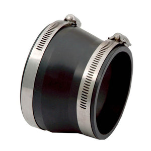 Spectre Coupler/Reducer 4in. to 3.5in. (PVC) - Black Silicone Couplers & Hoses Spectre