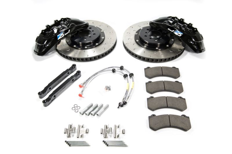 Alcon 2009+ Nissan GT-R R35 412x36mm Rotor Grey 6 Piston Caliper RC6 Front Axle Kit Big Brake Kits Alcon