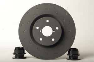 Hawk Talon 2000 Dodge Ram 2500 4WD Slotted-Only Rear Brake Rotor Set Brake Rotors - Slot & Drilled Hawk Performance   