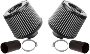 BMS Dual Cone Performance Intake for N54 BMW (DCI) Intakes Burger Motorsports WHITE FILTERS