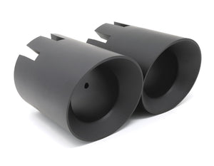 BMS F Chassis 3.5" Billet N55 & B58 Exhaust Tips (Pair) Tips Burger Motorsports, Inc. Matte Black Ceramic ***Out of stock**