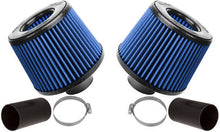 Load image into Gallery viewer, BMS Dual Cone Performance Intake for N54 BMW (DCI) Intakes Burger Motorsports BLUE FILTERS
