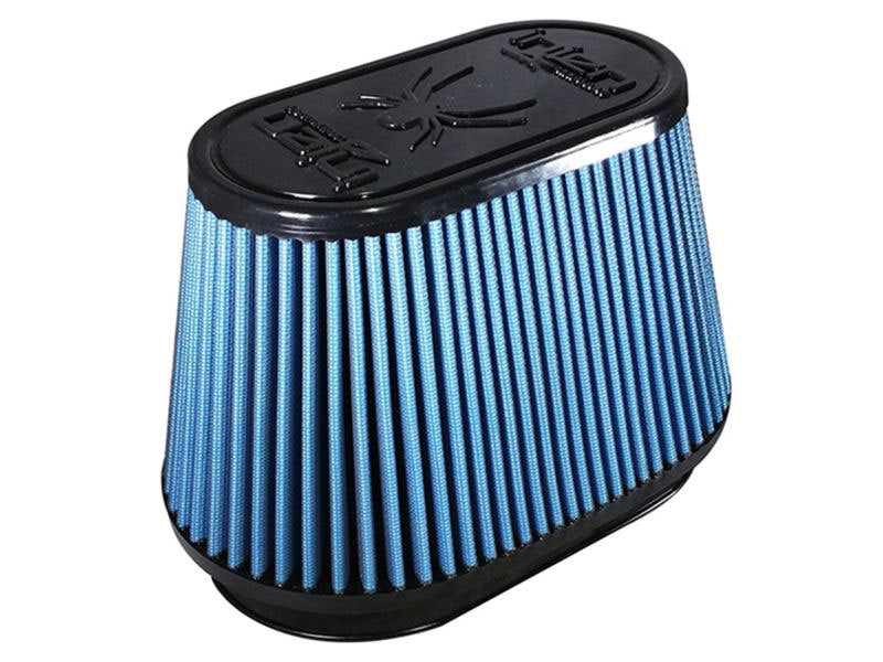 Injen NanoWeb Dry Air Filter w/Shur-Loc 4.115x6.865 Oval Neck / 7.17x9.92 Base / 5.63x8.5 Tall Air Filters - Drop In Injen   