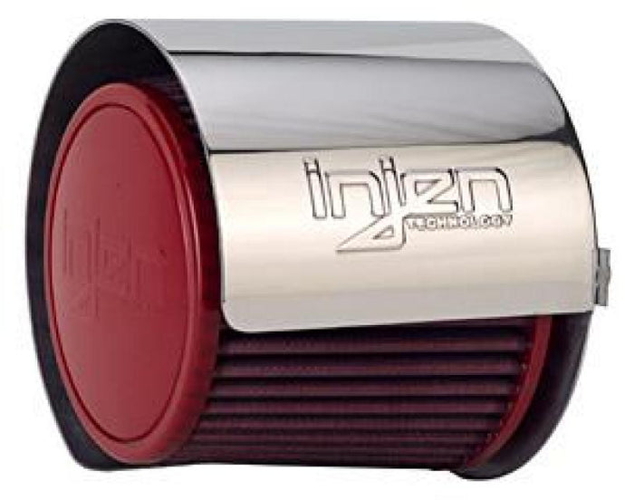 Injen Aluminum Air Filter Heat Shield Universal Fits 3.50 Polished Heat Shields Injen   