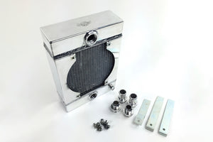 CSF Universal Drag Race / Tuck Radiator w/9in Spal Fan - 10.5in H x 10in L x 3.6in W CSF Radiators