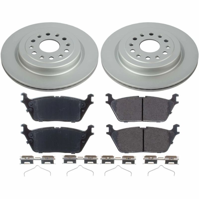 Power Stop 2019 Ram 1500 Rear Z17 Evolution Geomet Coated Brake Kit Brake Kits - Performance Blank PowerStop