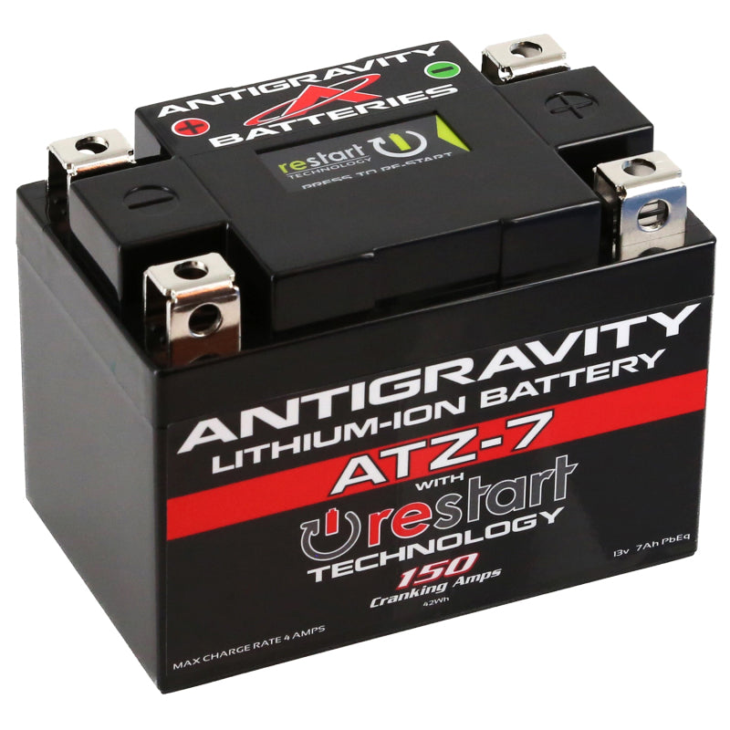 Antigravity YTZ7 Lithium Battery w/Re-Start Batteries Antigravity Batteries