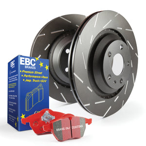 EBC S4 Kits Redstuff Pads and USR Rotors Brake Rotors - Slotted EBC   