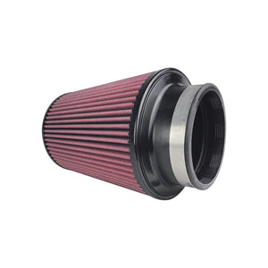 Injen Oiled Air Filter 4.0in Flange ID / 6.0in Base / 6.9in Media Height / 5.0in Top Air Filters - Drop In Injen   