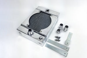 CSF Universal Drag Race / Tuck Radiator w/9in Spal Fan - 10.5in H x 10in L x 3.6in W CSF Radiators