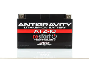 Antigravity YTZ10 Lithium Battery w/Re-Start Batteries Antigravity Batteries