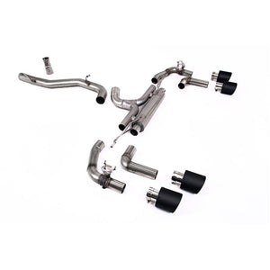 Milltek Race Catback Exhaust System MK8 R Exhaust Milltek Sport Carbon Fiber  
